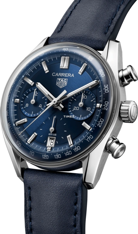 TAG Heuer,Carrera 39mm,39mm,Stainless Steel,Blue,Automatic,Chronograph,Day,CBS2212,CBS2212.FC6535