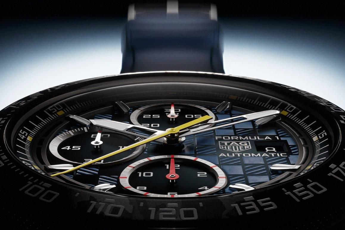 TAG Heuer,Formula 1 44mm,44mm,Titanium,Blue,Automatic,Chronograph,Day,CBZ2080,CBZ2080.FT8091