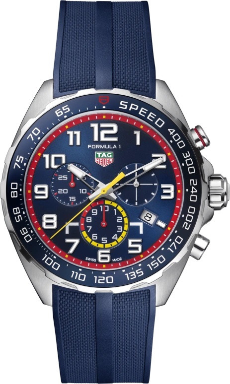TAG Heuer,Formula 1 43mm,43mm,Stainless Steel,Blue,Quartz,Chronograph,Date,CAZ101AL,CAZ101AL.FT8052