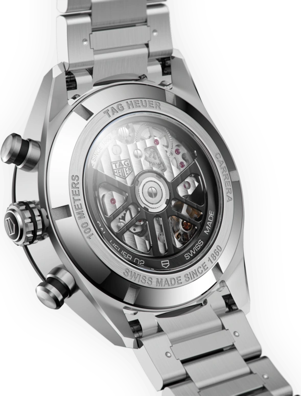 TAG Heuer,Carrera 44mm,44mm,Ceramic,Stainless Steel,Black,Automatic,Chronograph,Date,Column Wheel,Lee Do hyun,CBN2A1B,CBN2A1B.BA0643