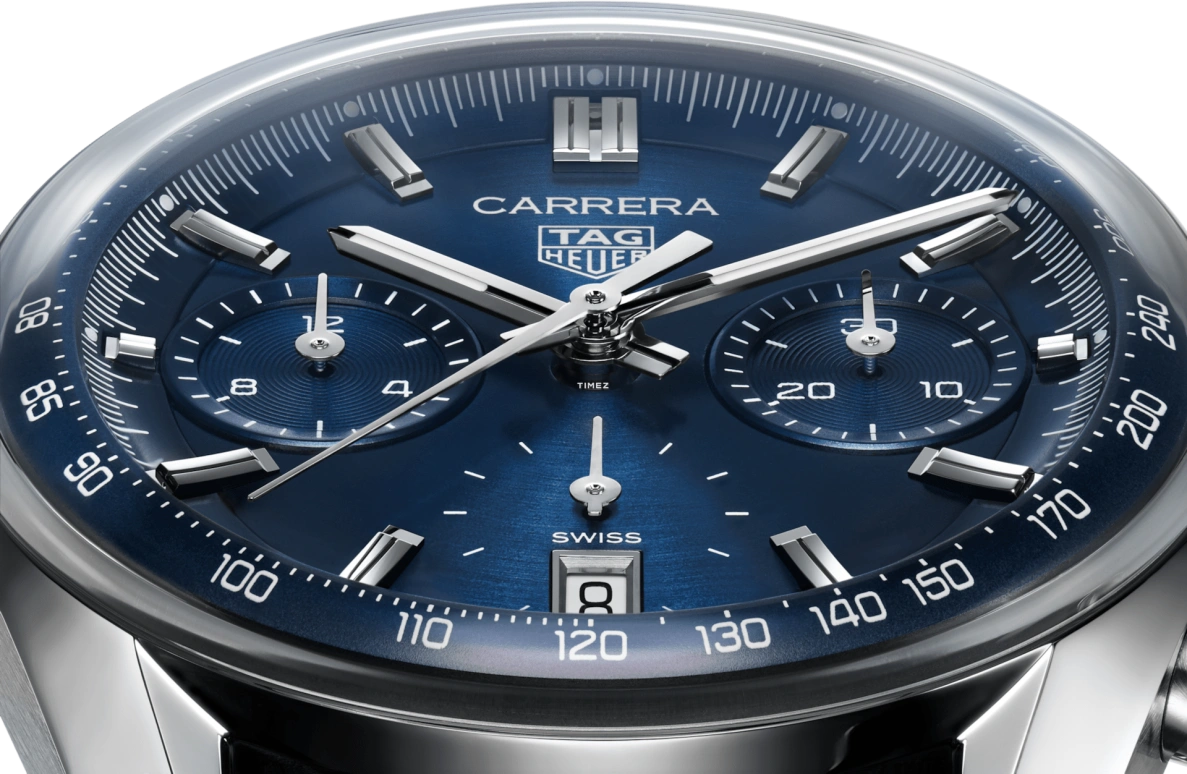 TAG Heuer,Carrera 39mm,39mm,Stainless Steel,Blue,Automatic,Chronograph,Day,CBS2212,CBS2212.FC6535