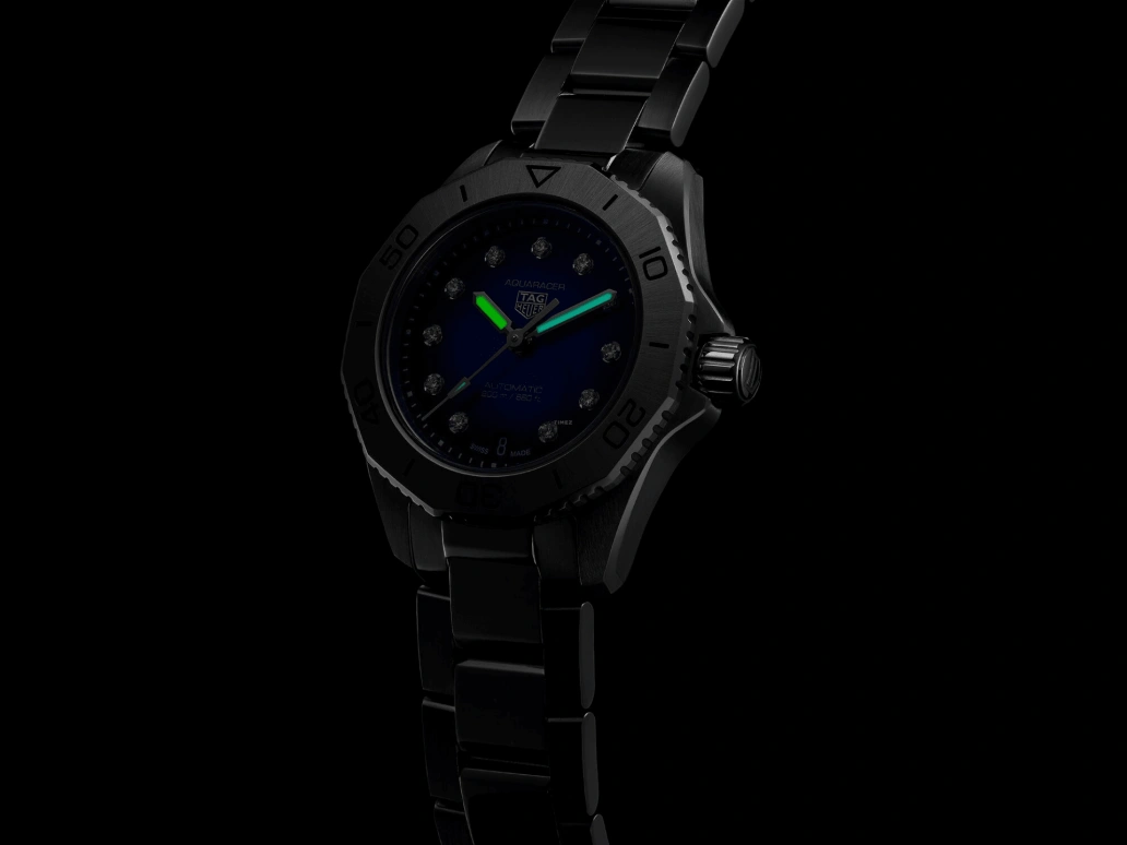 TAG Heuer,Aquaracer 30mm,30mm,Stainless Steel,Blue,Automatic,Date,40hours,WBP2411,WBP2411.BA0622