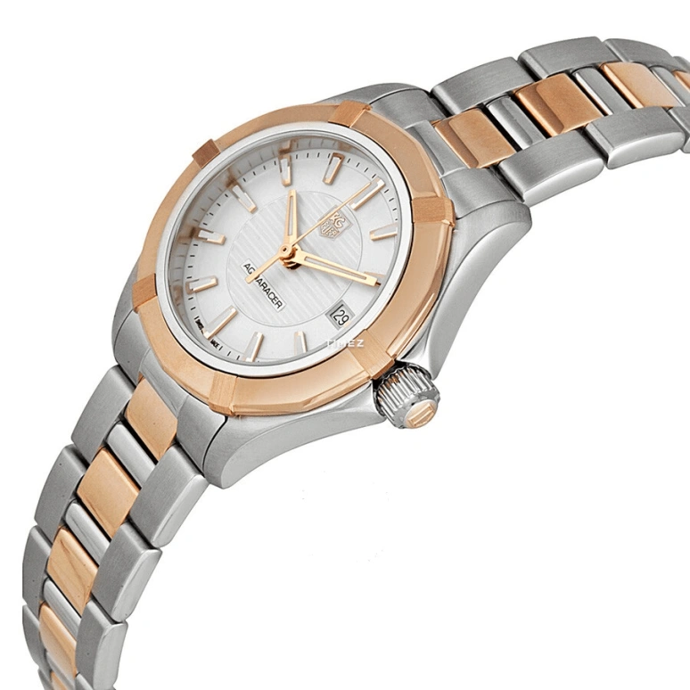 TAG Heuer,Aquaracer 27mm,27mm,Stainless Steel,White,Quartz,Day,Sapphire,WAP1450,WAP1450.BA0837