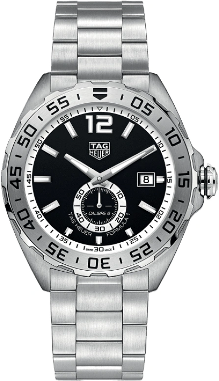 TAG Heuer,Formula 1 43mm,43mm,Stainless Steel,Black,Automatic,Chronograph,Date,WAZ2012,WAZ2012.BA0842