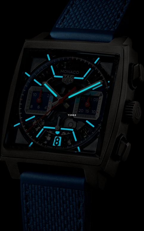 TAG Heuer,Monaco 39mm,39mm,Titanium,Skeleton,Automatic,Chronograph,Day,CBL2182,CBL2182.FT6235