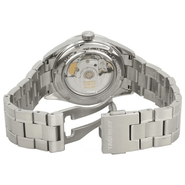 TAG Heuer,Carrera 41mm,41mm,Stainless Steel,Silver White,Automatic,Day,42hours,WV2210,WV2210.BA0790