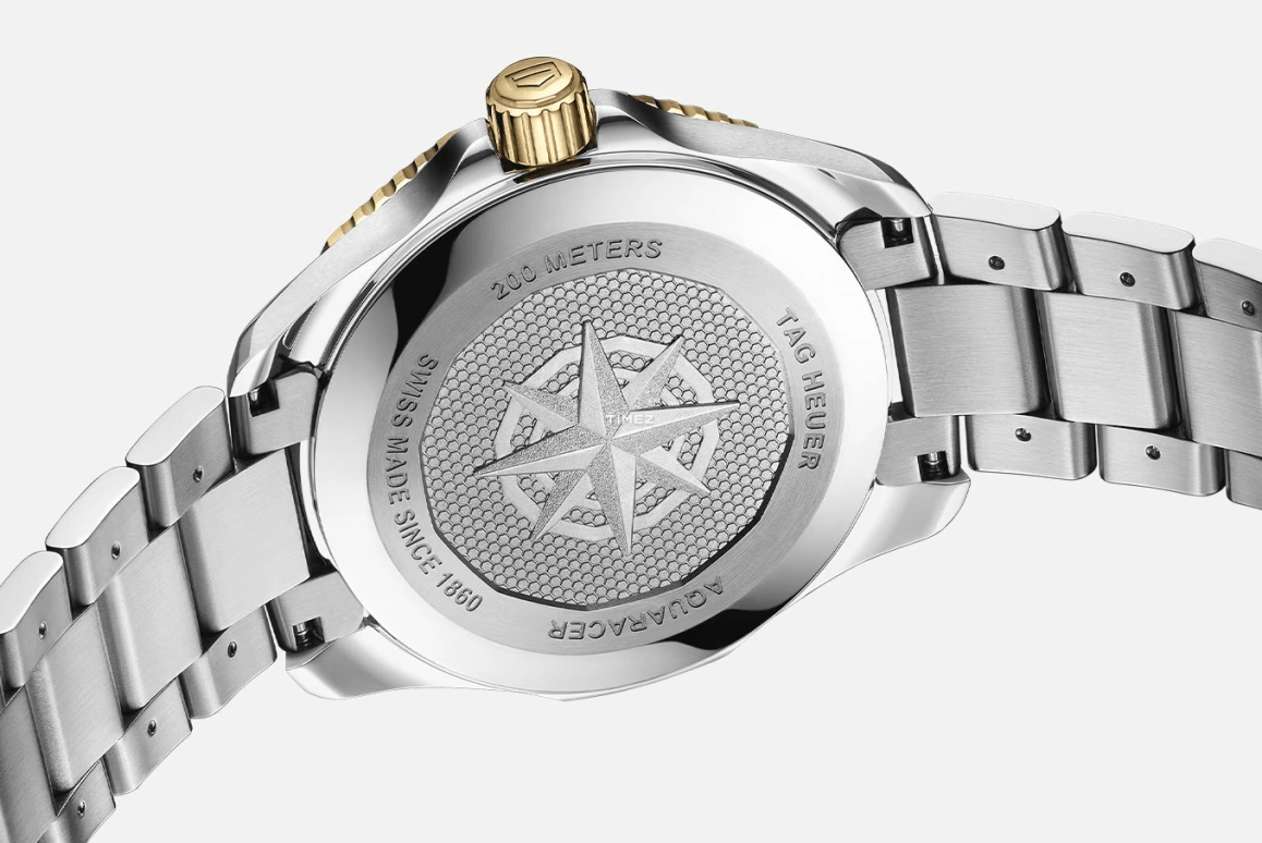 TAG Heuer,Aquaracer 40mm,40mm,Stainless Steel,Blue,Quartz,Day,In-house Caliber,WBP1120,WBP1120.BB0002