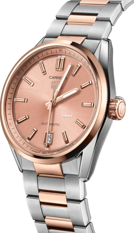 TAG Heuer,Carrera 36mm,36mm,Stainless Steel,Pink,Automatic,Day,46hours,WBN2350,WBN2350.BD0000