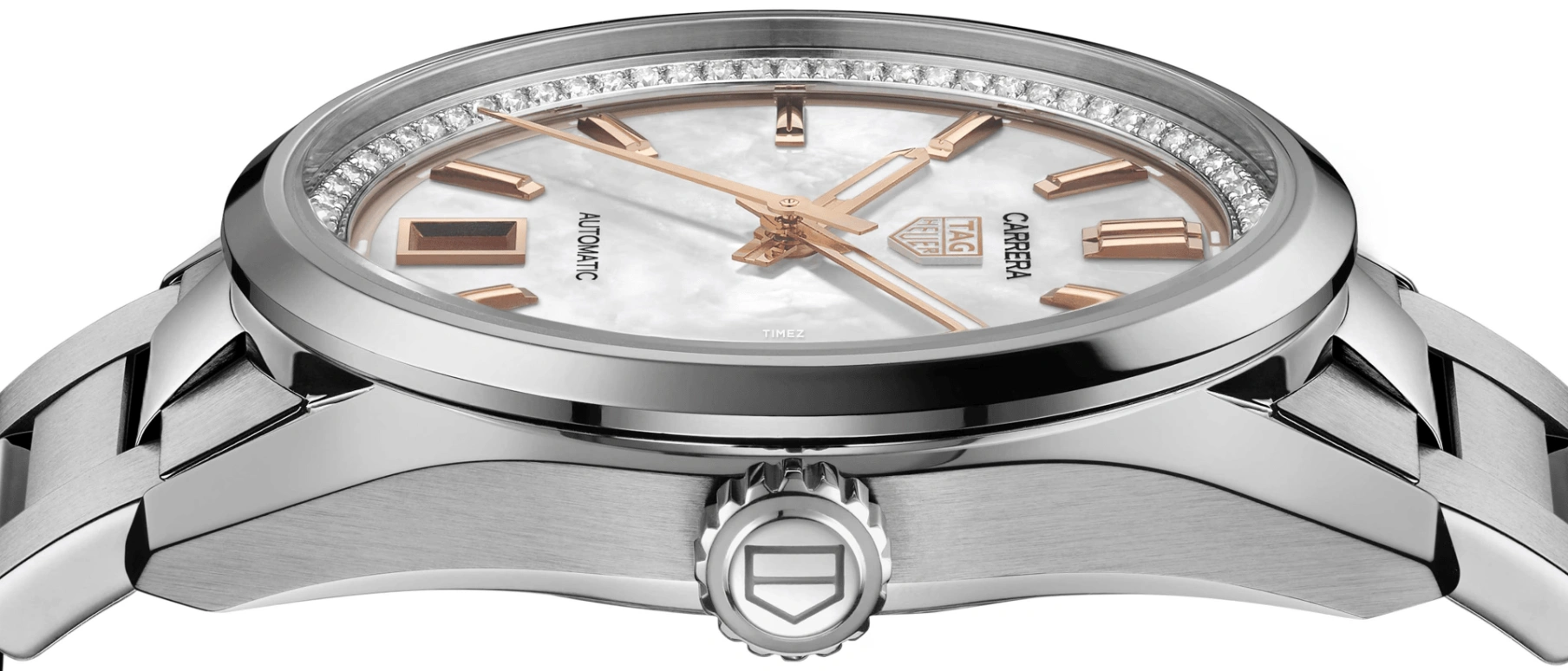 TAG Heuer,Carrera 36mm,36mm,Stainless Steel,White,Automatic,Day,46hours,WBN231C,WBN231C.BA0001