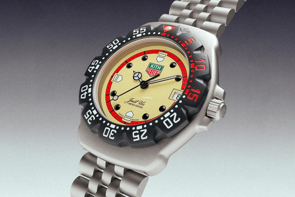 TAG Heuer,Formula 1 35mm,35mm,Stainless Steel,Yellow,Quartz,Day,Round,WA121F,WA121F.BA0023