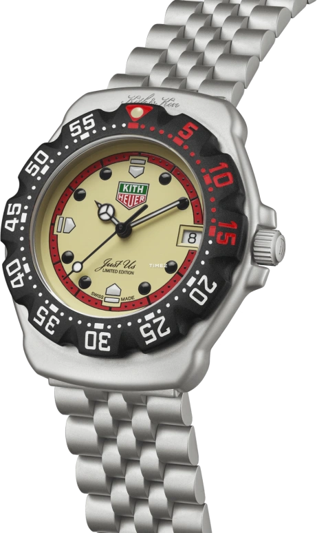 TAG Heuer,Formula 1 35mm,35mm,Stainless Steel,Yellow,Quartz,Day,Round,WA121F,WA121F.BA0023