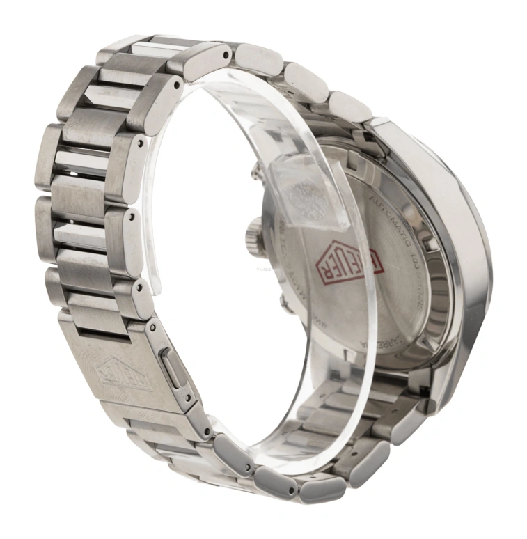 TAG Heuer,Carrera 41mm,41mm,Stainless Steel,Black,Automatic,Chronograph,Day,CV211D,CV211D.BA0739