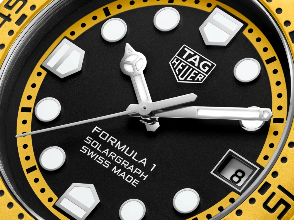 TAG Heuer,Formula 1 38mm,38mm,Stainless Steel,Black,Quartz,Day,Solar Charging,WBY1117,WBY1117.FT8087