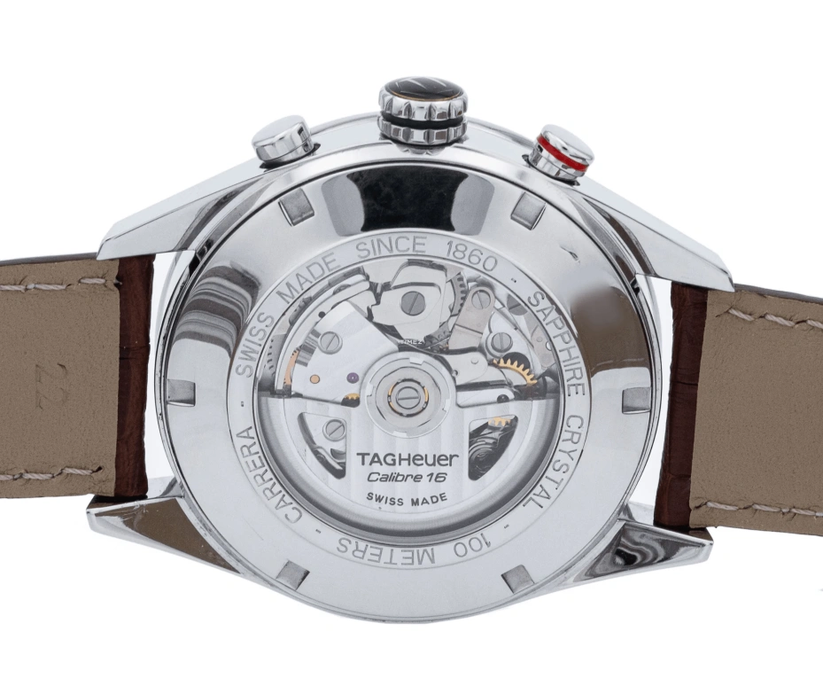 TAG Heuer,Carrera 43mm,43mm,Stainless Steel,White,Automatic,Chronograph,Date,Day,CV2A11,CV2A11.FC6236