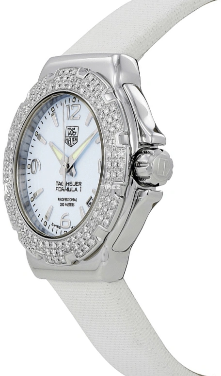 TAG Heuer,Formula 1 37mm,37mm,Stainless Steel,White,Quartz,Day,26280hours,WAC1215,WAC1215.BC0840