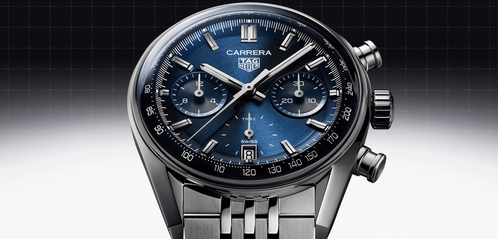 TAG Heuer,Carrera 39mm,39mm,Stainless Steel,Blue,Automatic,Chronograph,Day,CBS2212,CBS2212.BA0048