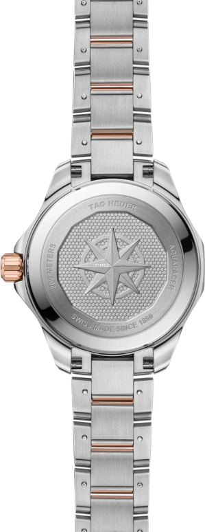 TAG Heuer,Aquaracer 34mm,34mm,Stainless Steel,Black,Quartz,Day,Solar Charging,WBP1324,WBP1324.BB0005