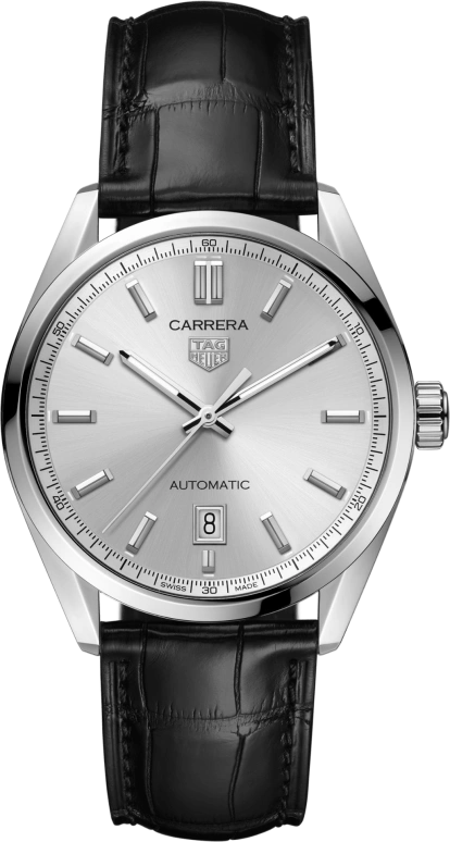 TAG Heuer,Carrera 39mm,39mm,Stainless Steel,Silver,Automatic,Chronograph,Date,WBN2111,WBN2111.FC6505