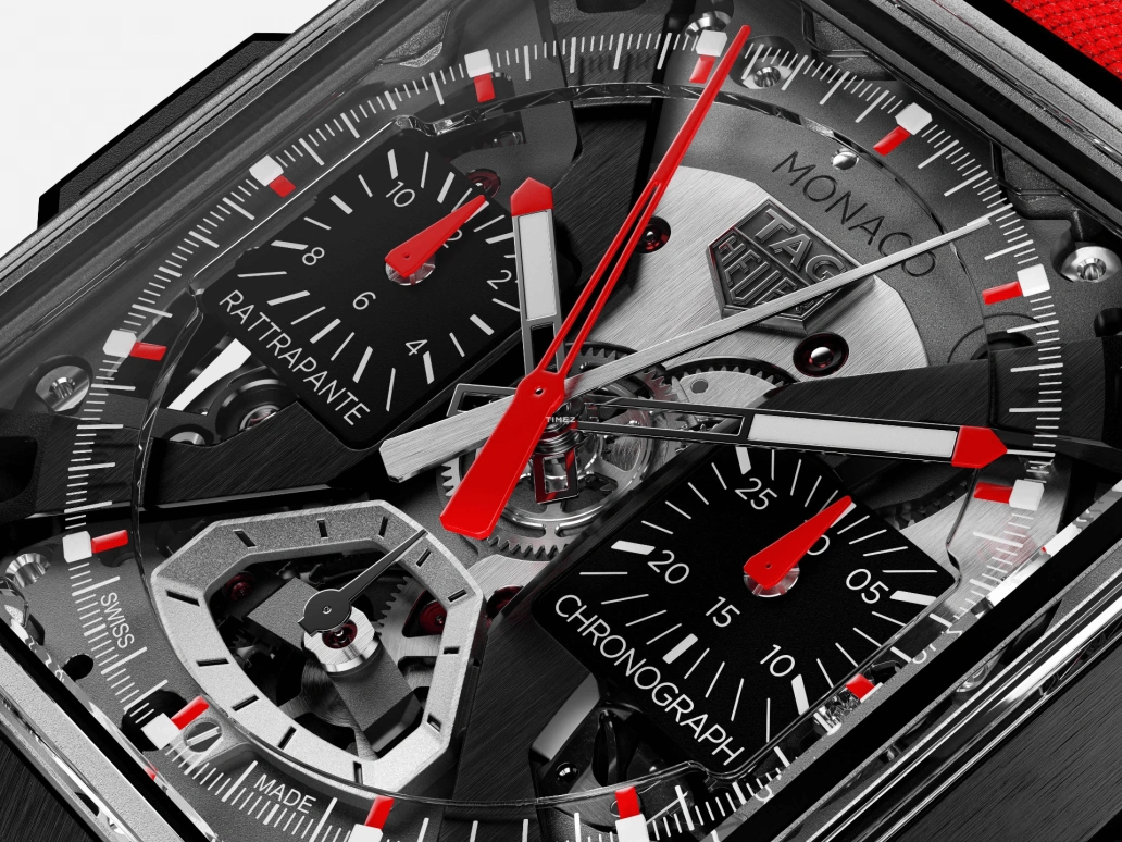 TAG Heuer,Monaco 41mm,41mm,Titanium,Black,Automatic,Chronograph,Sapphire,CBW2181,CBW2181.FC8322