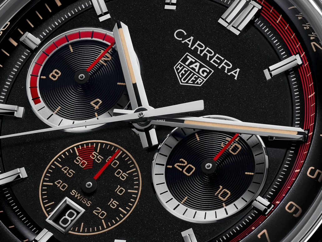 TAG Heuer,Carrera 42mm,42mm,Stainless Steel,Black,Automatic,Chronograph,Day,CBS2015,CBS2015.EB0381