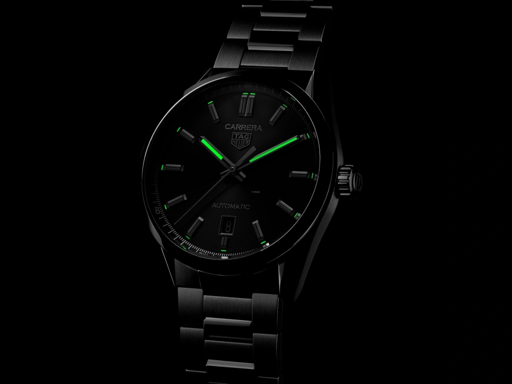 TAG Heuer,Carrera 39mm,39mm,Stainless Steel,Black,Automatic,Chronograph,Date,WBN2110,WBN2110.BA0639