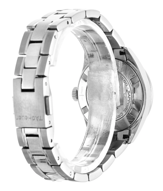 TAG Heuer,Carrera 27mm,27mm,Stainless Steel,Black,Quartz,Day,Sapphire,WV1414,WV1414.BA0793