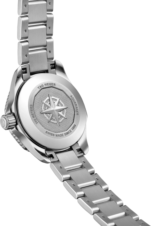 TAG Heuer,Aquaracer 30mm,30mm,Stainless Steel,White,Quartz,Day,Sapphire,WBP1416,WBP1416.BA0622