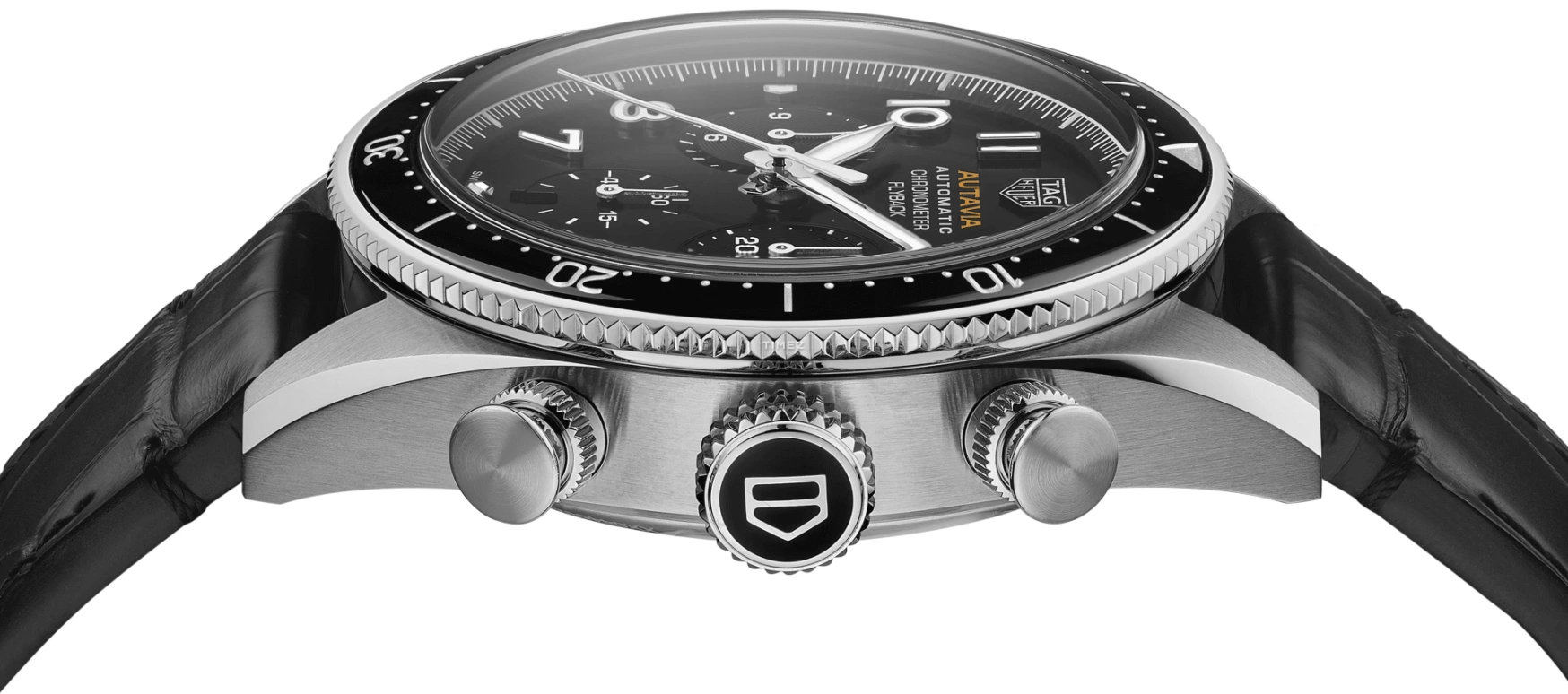 TAG Heuer,Autavia 42mm,42mm,Stainless Steel,Black,Automatic,Chronograph,Day,Flyback,CBE511A,CBE511A.FC8279