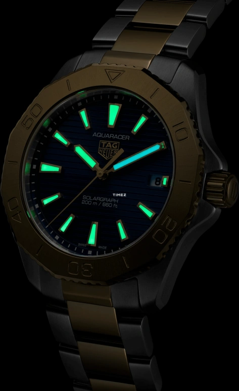 TAG Heuer,Aquaracer 40mm,40mm,Stainless Steel,Blue,Quartz,Day,In-house Caliber,WBP1120,WBP1120.BB0002