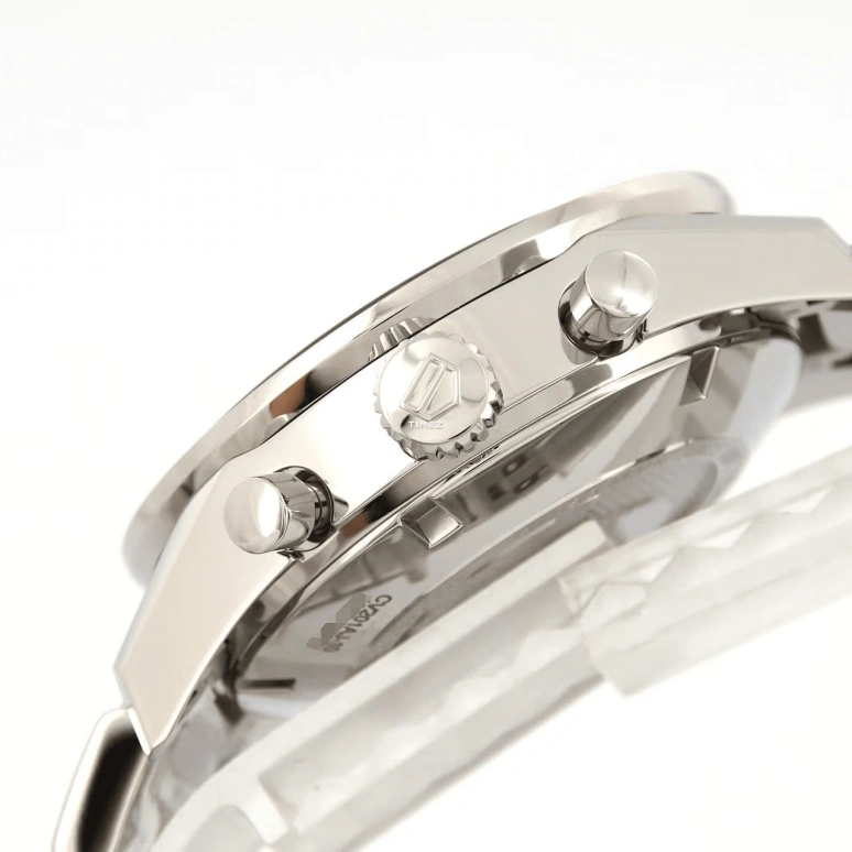 TAG Heuer,Carrera 41mm,41mm,Stainless Steel,Black,Automatic,Chronograph,Day,CV201AJ,CV201AJ.BA0715