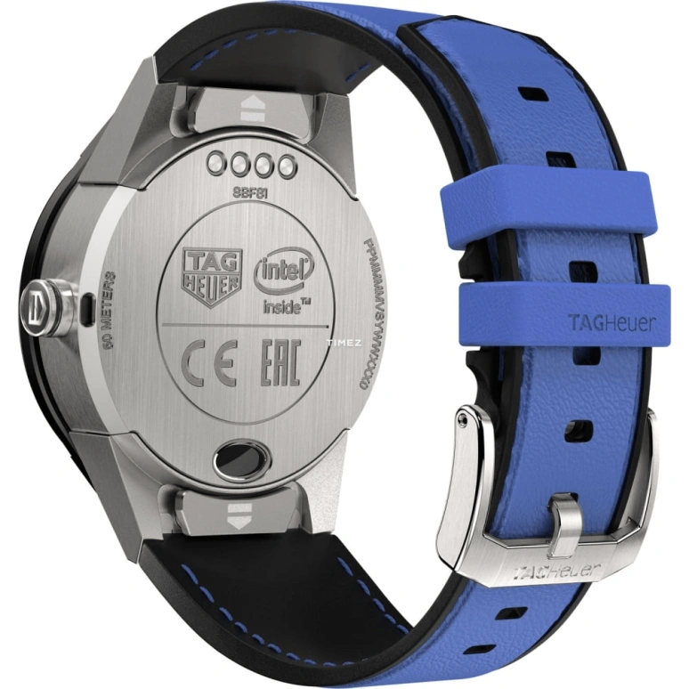 TAG Heuer,Connected Watch 41mm,41mm,Titanium,Black,Processor,Chronograph,Day,Smartwatch,GPS,Sapphire,Crystal Glass,Round,SBF818001,SBF818001.11FT8041