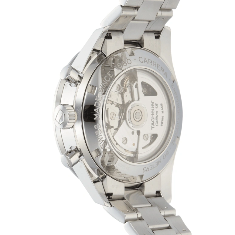 TAG Heuer,Carrera 41mm,41mm,Stainless Steel,Blue,Automatic,Chronograph,Day,CV2015,CV2015.BA0794