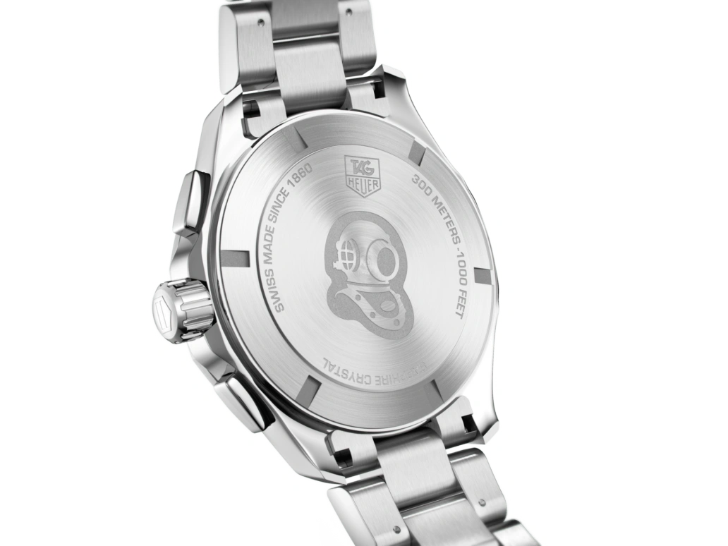 TAG Heuer,Aquaracer 43mm,43mm,Stainless Steel,Black,Quartz,Chronograph,Big Date,CAY1110,CAY1110.BA0927