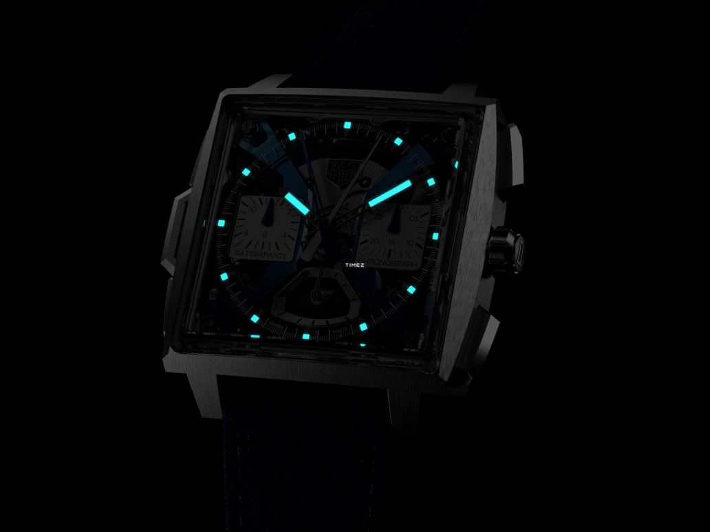 TAG Heuer,Monaco 41mm,41mm,Titanium,Grey,Blue,Automatic,Chronograph,Rattrapante,CBW2182,CBW2182.FC8339