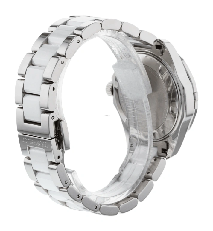 TAG Heuer,Aquaracer 35mm,35mm,Ceramic,Stainless Steel,White,Quartz,Day,Sapphire,WAY131D,WAY131D.BA0914