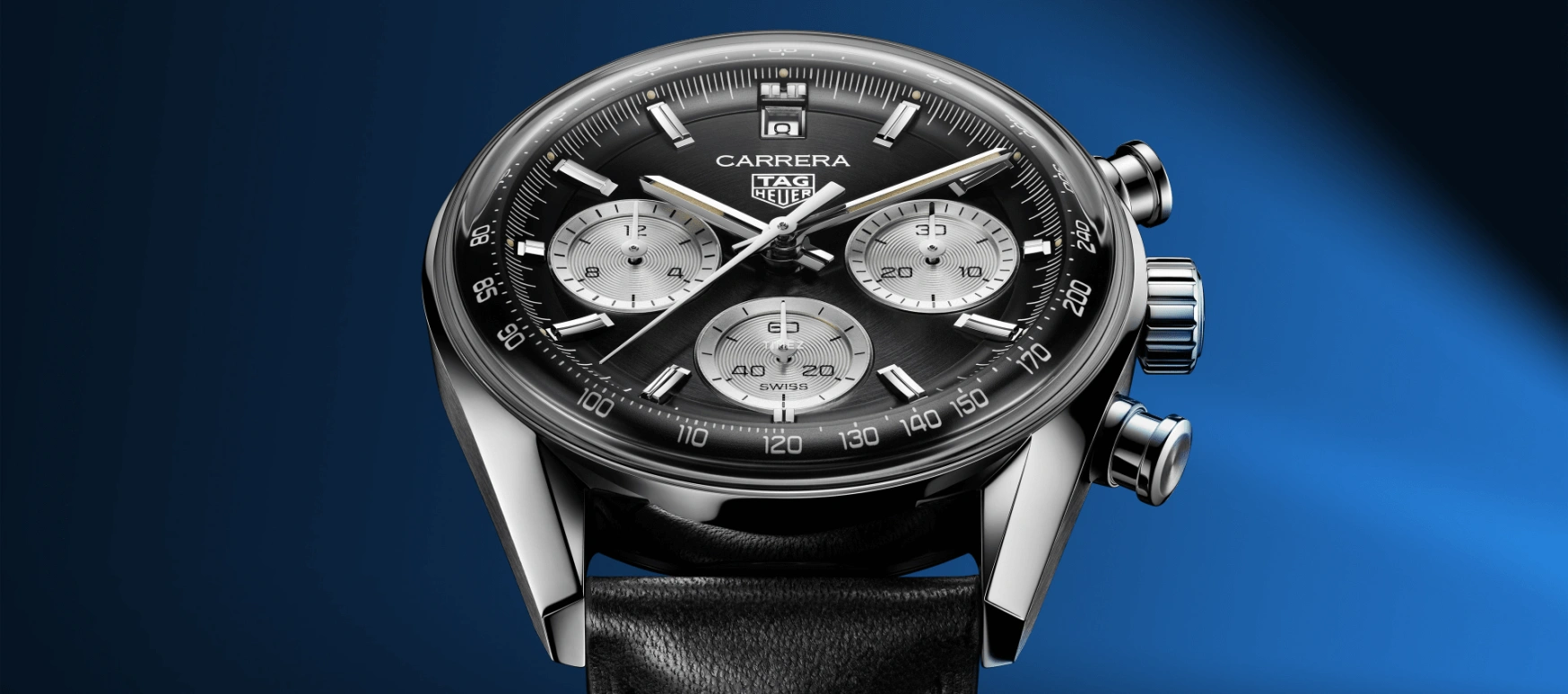 TAG Heuer,Carrera 39mm,39mm,Stainless Steel,Black,Automatic,Chronograph,Day,CBS2210,CBS2210.FC6534