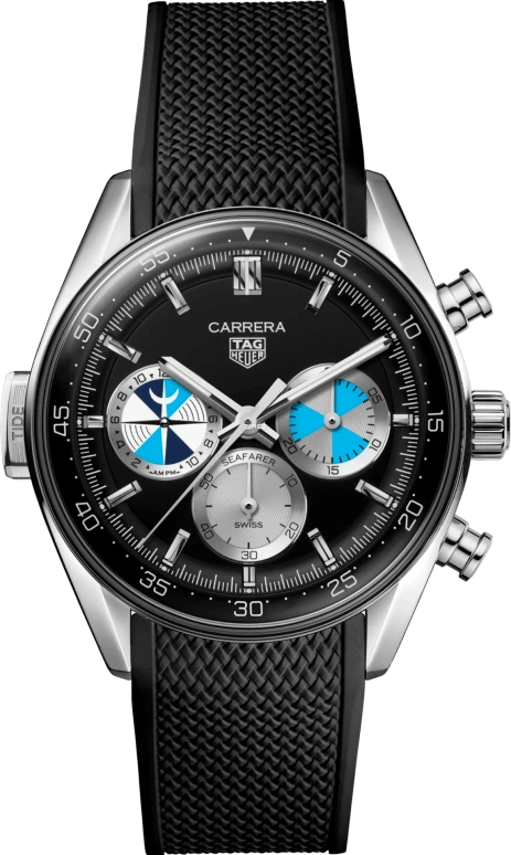 TAG Heuer,Carrera 42mm,42mm,Stainless Steel,Silver,Automatic,Chronograph,Tide,CBS2014,CBS2014.FT6293