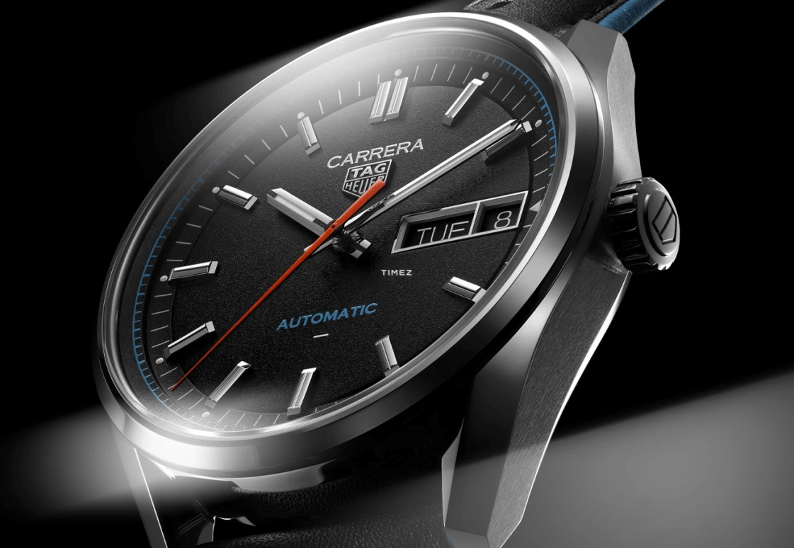 TAG Heuer,Carrera 41mm,41mm,Stainless Steel,Black,Automatic,Date,Day,WDA2110,WDA2110.FC6614