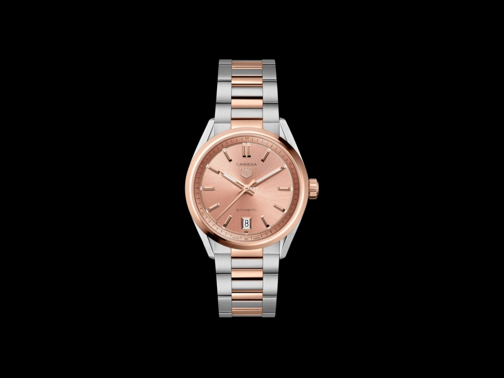 TAG Heuer,Carrera 36mm,36mm,Stainless Steel,Pink,Automatic,Day,46hours,WBN2350,WBN2350.BD0000