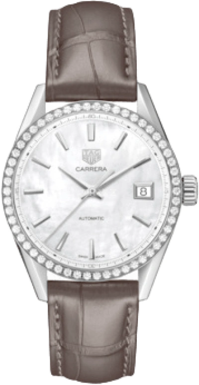 TAG Heuer,Carrera 36mm,36mm,Stainless Steel,White,Automatic,Chronograph,Date,WBK2316,WBK2316.FC8258