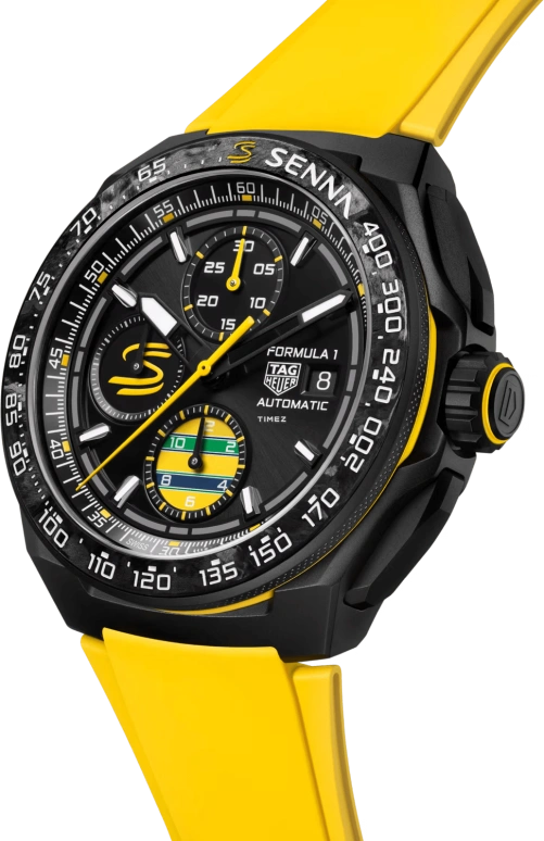 TAG Heuer,Formula 1 44mm,44mm,Titanium,Forged Carbon,Black,Automatic,Chronograph,Day,CBZ2081,CBZ2081.FT8092