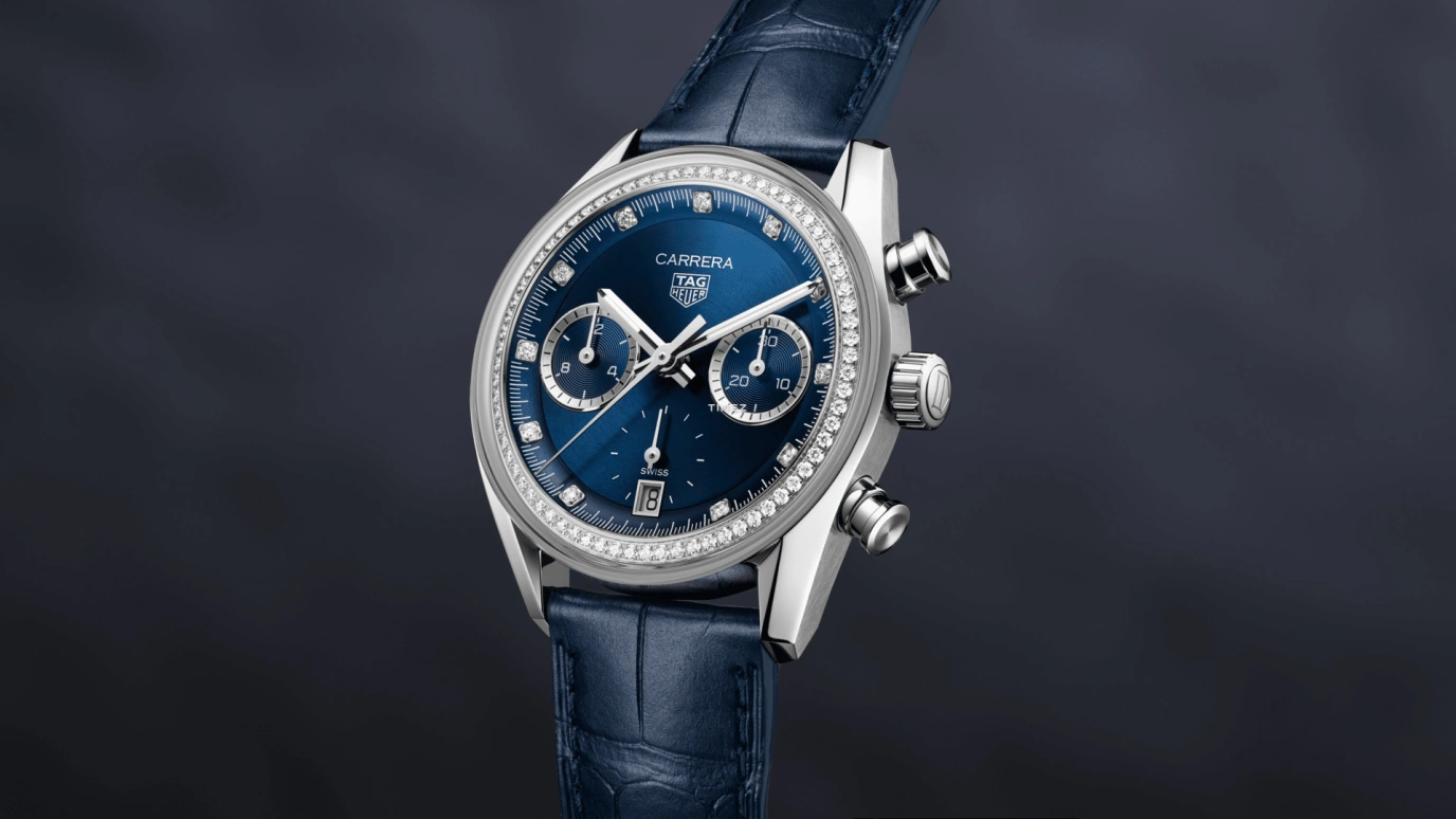 TAG Heuer,Carrera 39mm,39mm,Stainless Steel,Blue,Automatic,Chronograph,Day,CBS2214,CBS2214.FC6567