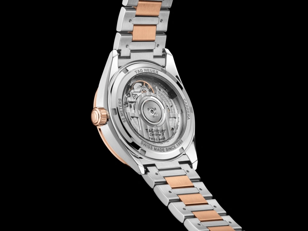 TAG Heuer,Carrera 36mm,36mm,Stainless Steel,Pink,Automatic,Day,46hours,WBN2350,WBN2350.BD0000