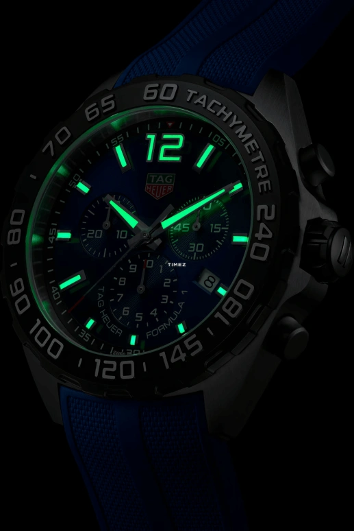 TAG Heuer,Formula 1 43mm,43mm,Stainless Steel,Blue,Quartz,Chronograph,Day,CAZ101AV,CAZ101AV.FT8077