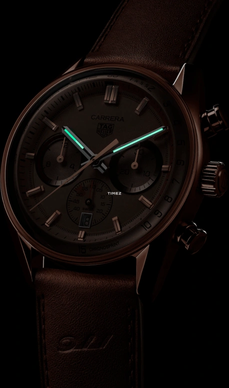 TAG Heuer,Carrera 42mm,42mm,Rose Gold,Silver White,Automatic,Chronograph,Day,CBS2040,CBS2040.FC8318