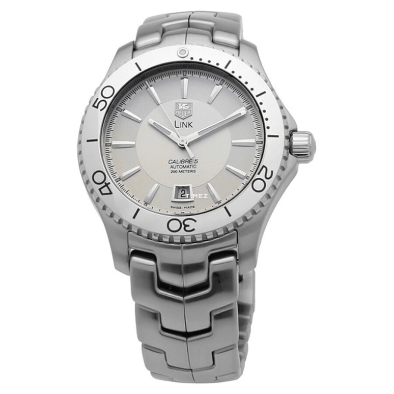 TAG Heuer,Link 42mm,42mm,Stainless Steel,Silver,Automatic,Day,42hours,WJ201B,WJ201B.BA0591