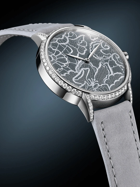 TAOS,Other 38mm,38mm,White Gold,Grey,Automatic,72hours,In-house Caliber,Dentelle