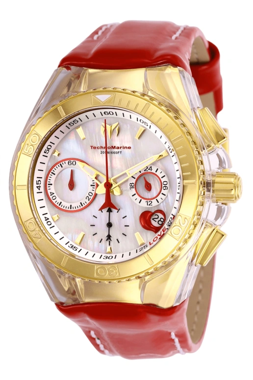 TechnoMarine,Cruise 40mm,40mm,Stainless Steel,Silicone,White,Quartz,Chronograph,Day,Dule Time,TM,TM-117003
