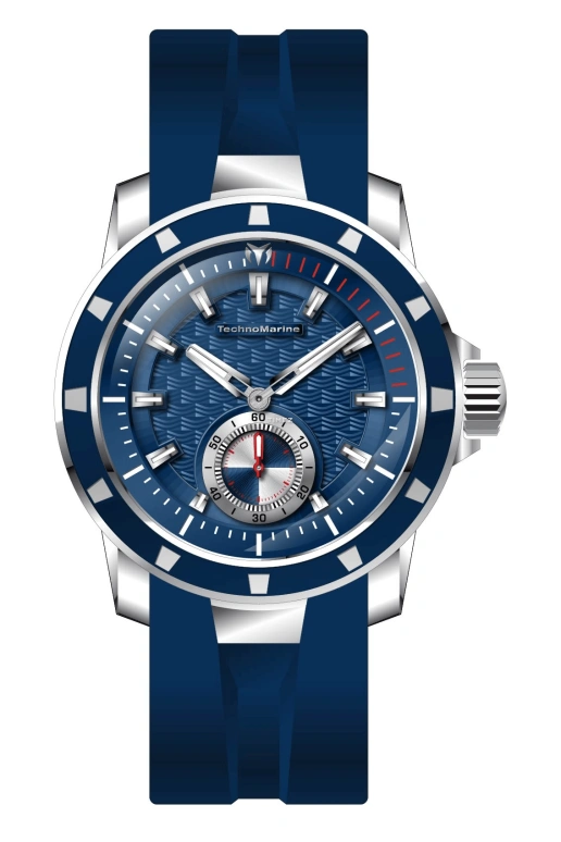 TechnoMarine,UF6 45mm,45mm,Stainless Steel,Blue,Quartz,Hardlex,Round,TM,TM-621005