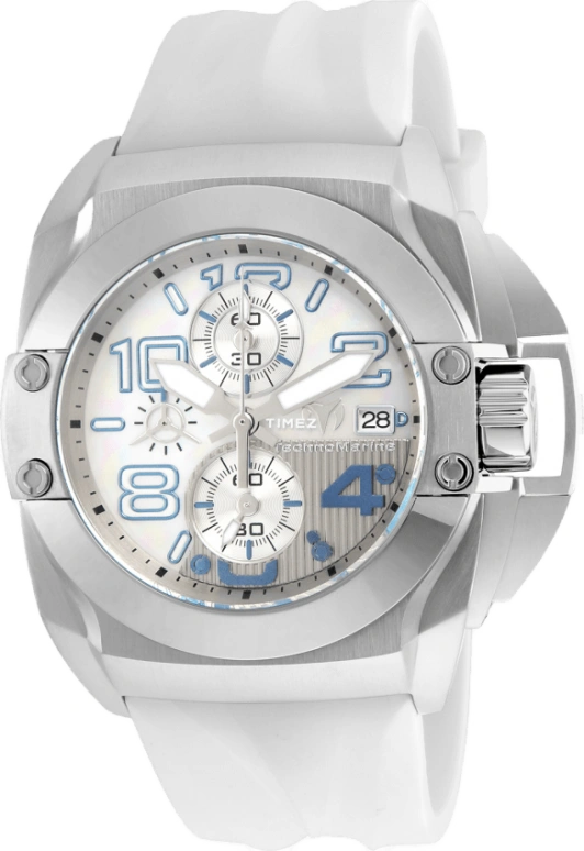 TechnoMarine,Reef 45mm,45mm,Stainless Steel,White,Grey,Quartz,Chronograph,Day,TM,TM-515013